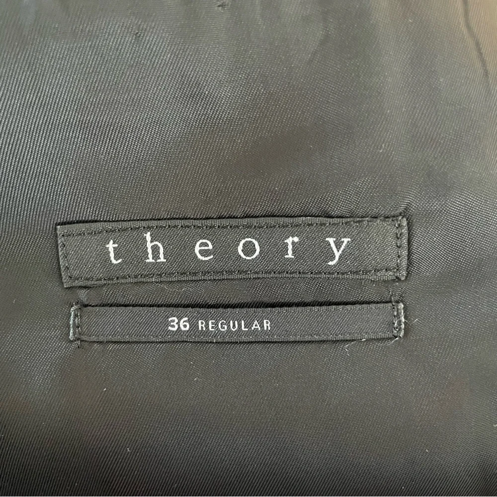Theory Men's Dark Gray Single Breasted Blazer Regular Fit Suit Jacket 20371